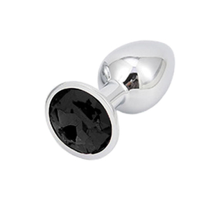 Plug Anal De Metal Com Pedra Colors Médio