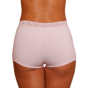 Calcinha Boxer De Algodão Ana Com Renda Ce&dy Lingerie