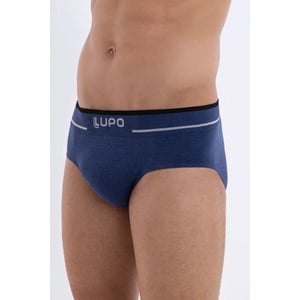 Cueca Slip Mesclada Sem Costura Lupo