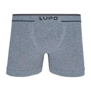 Cueca Boxer Plus Size Sem Costura Cós Uni Faixa Lupo