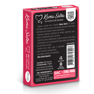 Baralho Kama Sutra 50 Cartas Diversão Ao Cubo