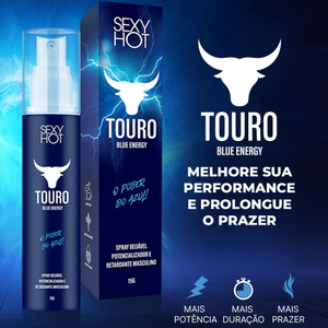 Touro Blue Energy Retardante Masculino 15g Sexy Hot