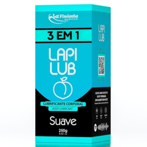 Lapi Lub Lubrificante Corporal 3 Em 1 Suave 250g La Pimienta