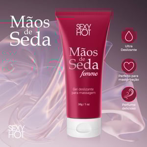 Mãos De Seda Femme Gel Deslizante Para Massagem 30g Sexy Hot