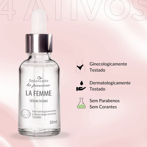 La Femme Sérum íntimo Clareador E Hidratante 30 Ml Linha La Passion Sofisticatto
