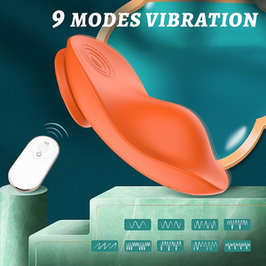Vibrador De Calcinha Leaf 9 Modos De Vibração Recarregável Shande
