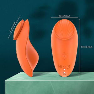 Vibrador De Calcinha Leaf 9 Modos De Vibração Recarregável Shande