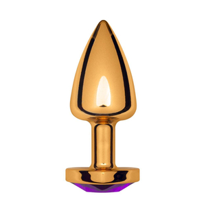 Plug Anal Coração Unique Gold La Pimienta