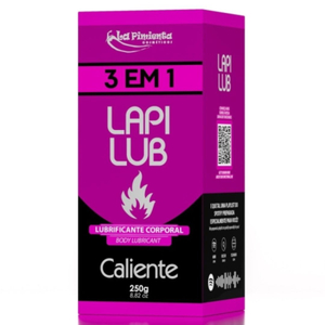 Lapi Lub Lubrificante Corporal 3 Em 1 Caliente 250g La Pimienta 