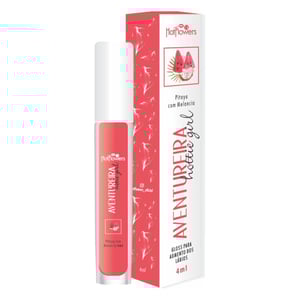 Gloss Para Aumento Dos Lábios Hottie Girl 4ml Hot Flowers