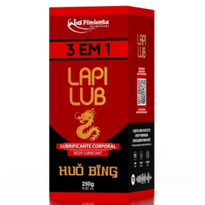 Lapi Lub Lubrificante Corporal 3 Em 1 Huo Bing 250g La Pimienta