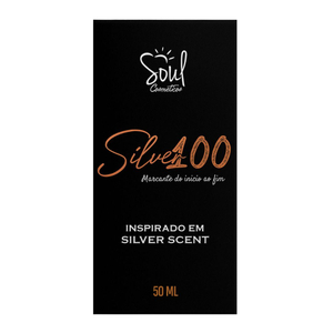 Silver 100 Colônia Masculina 50ml Soul Cosméticos 