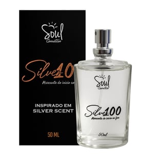 Silver 100 Colônia Masculina 50ml Soul Cosméticos 