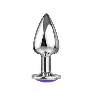 Plug Anal Silver Pedra Cristal La Pimienta