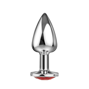 Plug Anal Silver Pedra Cristal La Pimienta