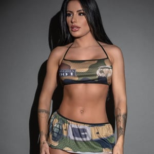 Fantasia Fetiche Esquadrão Deliciosa Pimenta Sexy