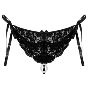 Calcinha Tailandesa Fio Dental Em Renda Patitex