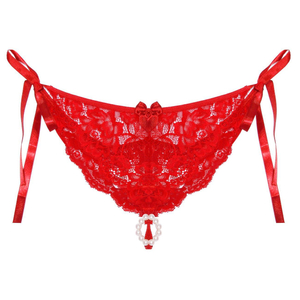Calcinha Tailandesa Fio Dental Em Renda Patitex