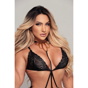 Body Sensual Glamour Em Renda Coleção Valentines Day Mil Toques