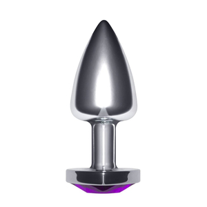 Plug Anal Coração Unique Silver La Pimienta