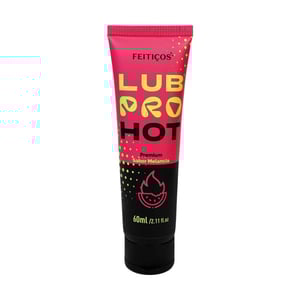 Lubpro Hot Premium Lubrificante Beijável Efeito Quente 60ml Feitiços