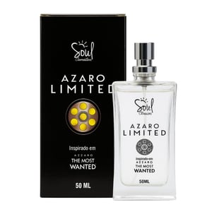 Azaro Limited Colônia Masculina 50ml Soul Cosméticos