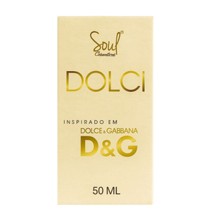 Dolci Colônia Feminina 50ml Soul Cosméticos