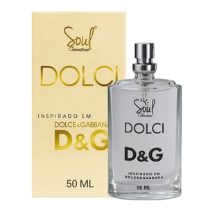 Dolci Colônia Feminina 50ml Soul Cosméticos
