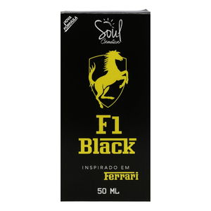F1 Black Colônia Masculina 50ml Soul Cosméticos 