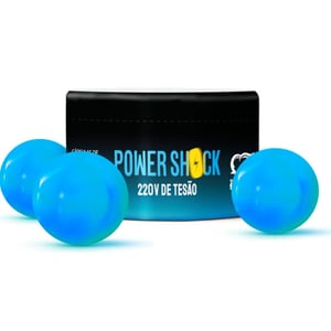Power Shock 220v De Tesão Cápsula Eletrizante 3 Unidades Sexy Fantasy
