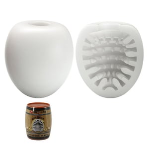 Masturbador Egg Lata Bourbon Formato De Barril Pretty Love