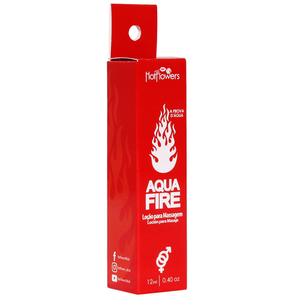 Aqua Fire Lubrificante A Prova D'água 12ml Hot Flowers
