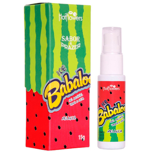 Ice Babaloo Gel Beijável Vibra E Gela 15g Hot Flowers