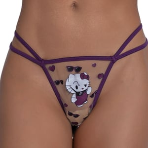 Calcinha Em Tule Hello Kitty Pop Pimenta Sexy