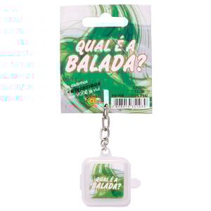 Chaveiro Com Dadinho Qual é A Sua Balada Diversão Ao Cubo