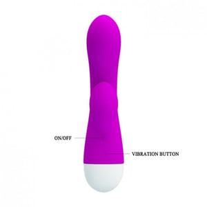 Vibrador Ponto G Com Estimulador De Clitóris Eli 30 Vibrações Pretty Love