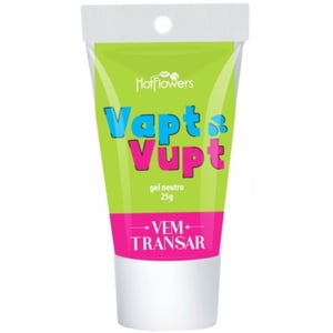 Vapt Vupt Gel Lubrificante Neutro 25g Vem Transar Hot Flowers