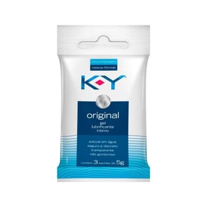 K-y Original Lubrificante íntimo Sachê Com 3unidades 5g Ky