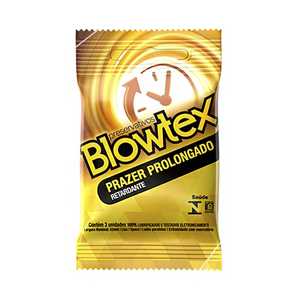 Preservativo Prazer Prolongado Efeito Retardante Blowtex