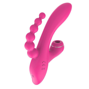 Vibrador Tripla Estimulação 7 Vibrações E 3 Modos De Pulsação Abel Vibe Toys