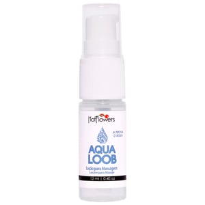 Aqua Loob Lubrificante A Prova D'água 12ml Hot Flowers