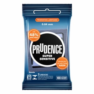 Preservativo Super Sensitive Prudence 3 Unidades
