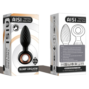 Plug Anal Em Silicone 9 Modos De Vibração E Rotação Com Controle Remoto Sem Fio