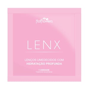 Lenx Lenço Umedecido Hidratação Profunda 1 Un Hot Flowers