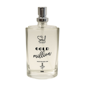 Gold Million Colônia Masculina 50ml Soul Cosméticos