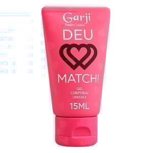 Deu Match Gel Pulse Excitante Comestível Unissex 15ml Garji