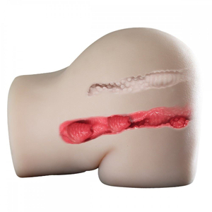 Masturbador Realista Com ânus Vagina E útero Penetráveis Crazy Lion