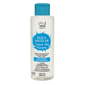 água Micelar Toque Das Nuvens 250ml Soul Cosméticos