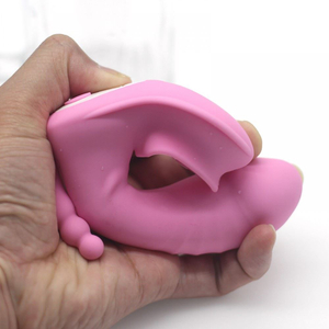 Estimulador Clitoriano Angelina 7 Vibrações Com Penetrador E Controle Wirelles