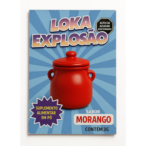 Loka Explosão Suplemento Alimentar Em Pó 3g Loka Sensação